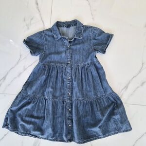 GAP Classic Blue Denim Kids Dress